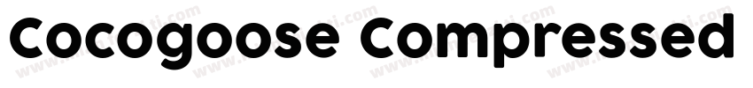Cocogoose Compressed Semilight字体转换